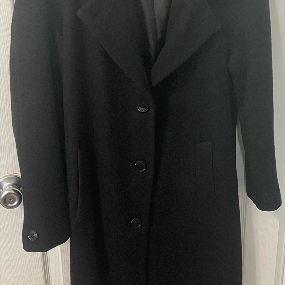 Elegant Black Women's Trench Coat
